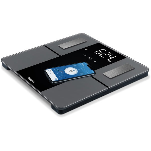 Beurer Diagnosewaage BF 500 Super Black Edition (grau/schwarz, Bluetooth)