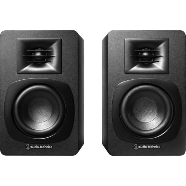Audio Technica Active Bookshelf Speakers AT-SP3X (Black, Bluetooth 5.3)
