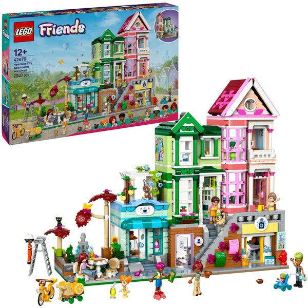 LEGO 42670 Friends Heartlake City Wohn- und Einkaufsstraße