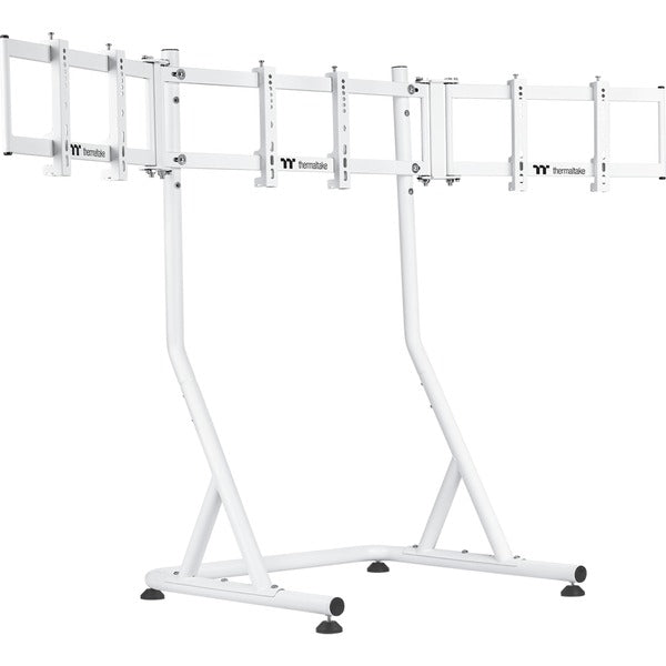Thermaltake Triple Monitor Stand Snow, für Racing Simulator Cockpit GR500 (weiß, für Monitore 32" - 55")