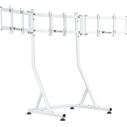 Thermaltake Triple Monitor Stand Snow, für Racing Simulator Cockpit GR500 (weiß, für Monitore 32" - 55")