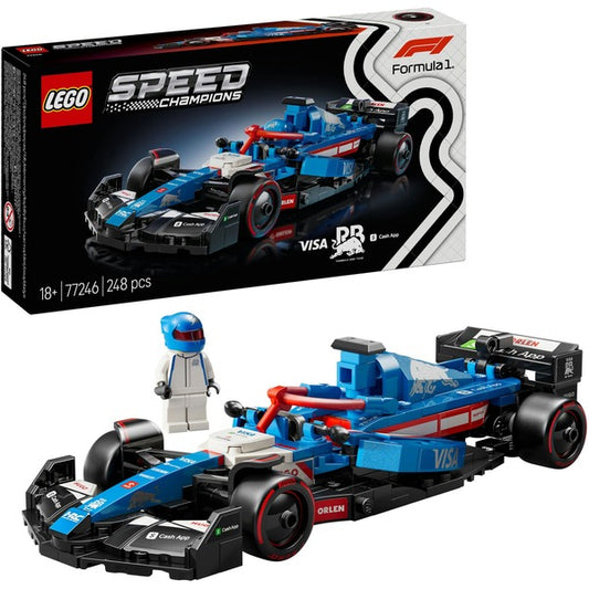LEGO 77246 Speed Champions Visa Cash App RB VCARB 01 F1 Rennauto