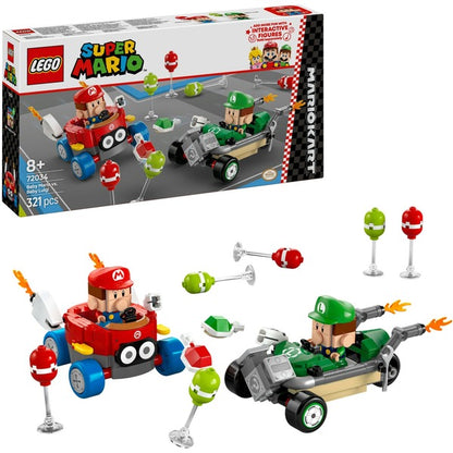 LEGO 72034 Super Mario - Mario Kart: Baby Mario vs. Baby Luigi