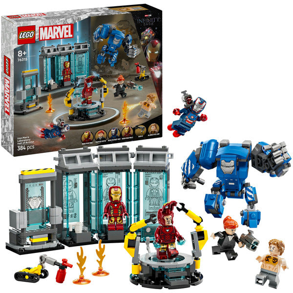 LEGO 76315 Marvel Super Heroes Εργαστήριο του Iron Man: Αίθουσα των Πανοπλιών