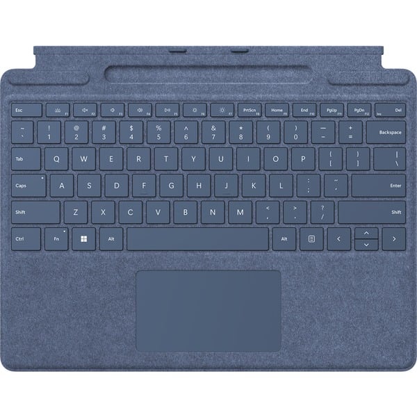 Πληκτρολόγιο Microsoft Surface Pro με αποθήκευση στυλό (μπλε, DE-Layout, για Surface Pro (11η Έκδοση)/10 για Επιχειρήσεις/9/8)