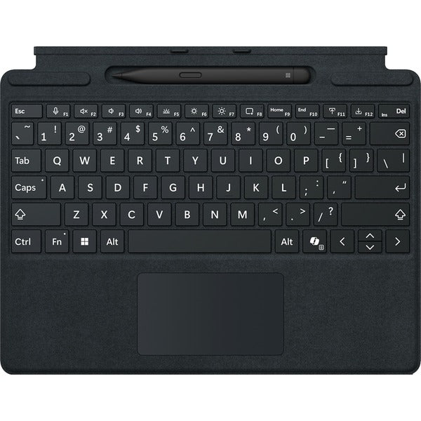 Microsoft Surface Pro Keyboard with Slim Pen (Black, German Layout, for Surface Pro 11th Edition/10 for Business/9/8)