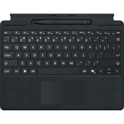 Microsoft Surface Pro Keyboard with Slim Pen (Black, German Layout, for Surface Pro 11th Edition/10 for Business/9/8)