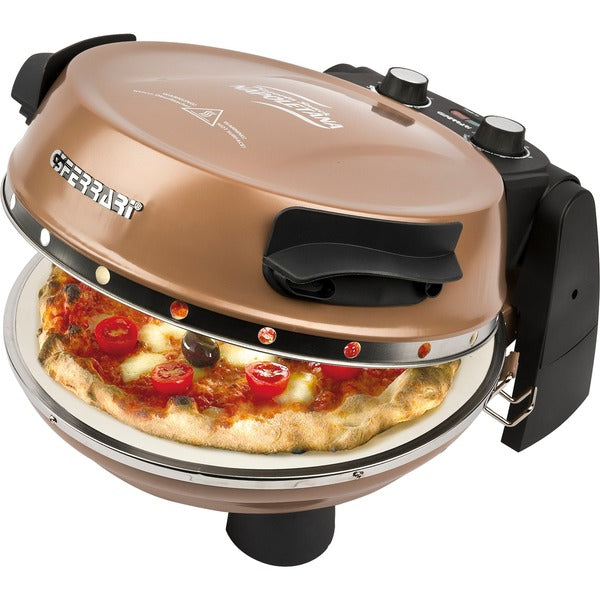 G3Ferrari Pizzaofen Napoletana (kupfer, 1.200 Watt, für Pizza Ø 31cm, 2 Steine)