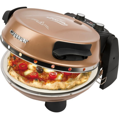 G3Ferrari Pizzaofen Napoletana (kupfer, 1.200 Watt, für Pizza Ø 31cm, 2 Steine)