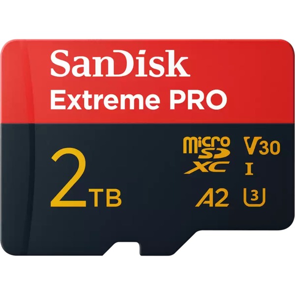 Sandisk Extreme PRO 2 TB microSDXC (UHS-I U3, Class 10, V30, A2)