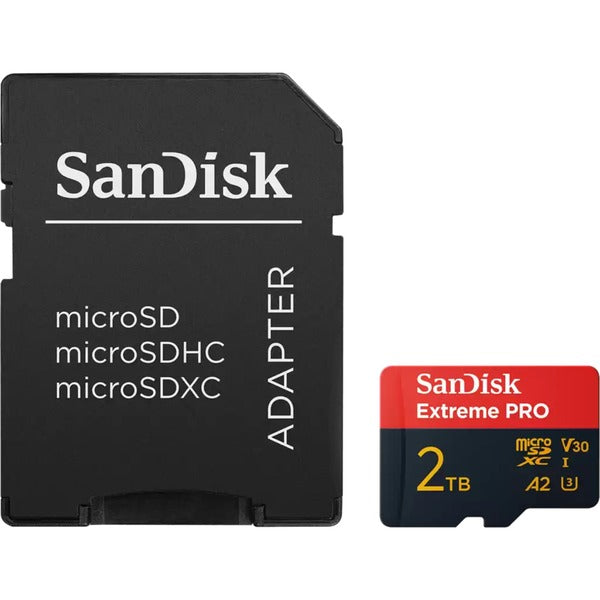 Sandisk Extreme PRO 2 TB microSDXC (UHS-I U3, Class 10, V30, A2)