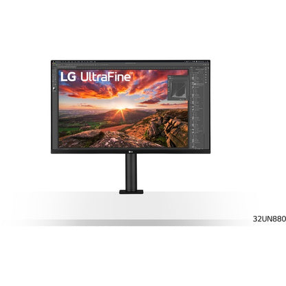 LG Electronics Ergo 32UN880K-B (80 cm (31.5 Zoll), schwarz, UltraHD/4K, IPS, AMD Free-Sync, HDR10)