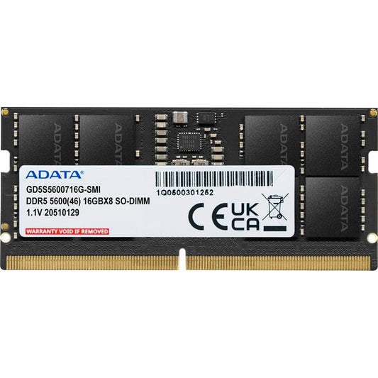 ADATA SO-DIMM 32 GB DDR5-5600 (1x 32 GB) (schwarz, GD5S5600732G-SMI, Gold)