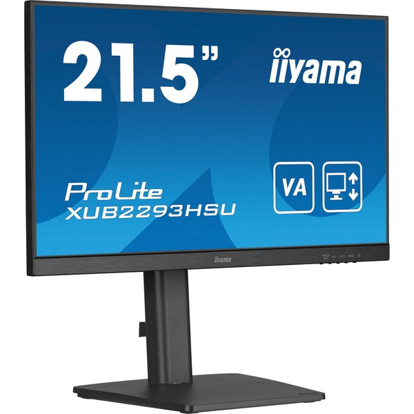 Iiyama ProLite XUB2293HSU-B7 (54.5 cm (21.5 Zoll), schwarz (matt), FullHD, IPS, Adaptive-Sync, Einstellbarer Standfuß, 100Hz Panel)