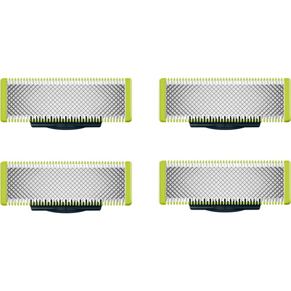 Philips Ersatzklinge OneBlade QP240/50 (silber/hellgrün, 4 Stück)