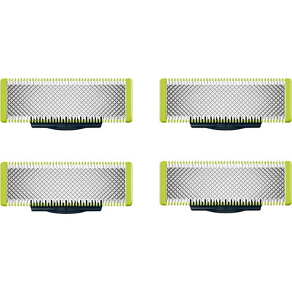 Philips Ersatzklinge OneBlade QP240/50 (silber/hellgrün, 4 Stück)