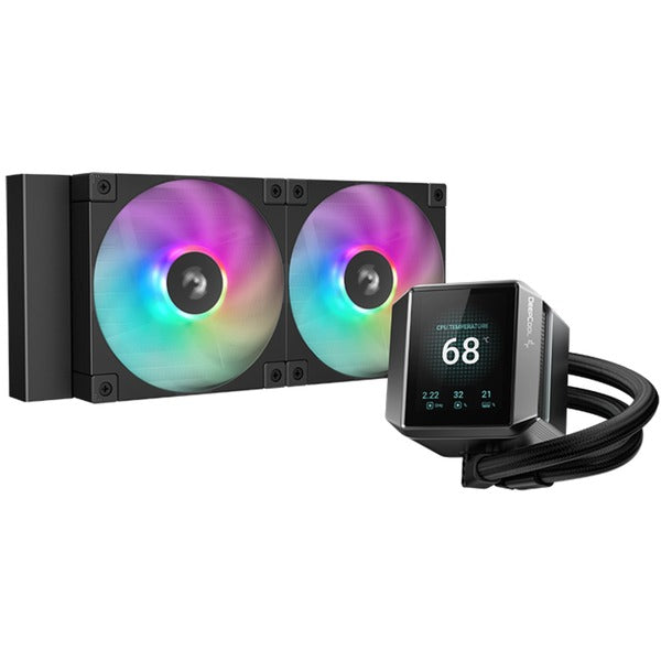 Deepcool MYSTIQUE 240 ARGB (μαύρο) - Ψυγείο Υγρού