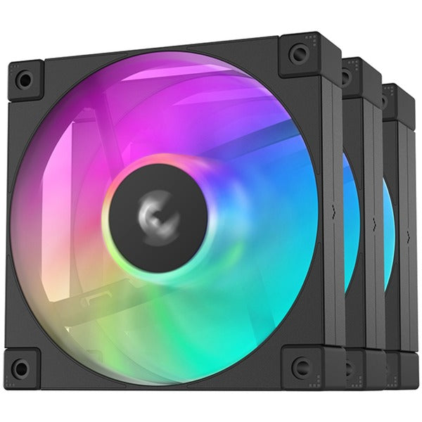 Deepcool FD12 ARGB 120x120x25 (schwarz, 3er Pack, 120 mm)