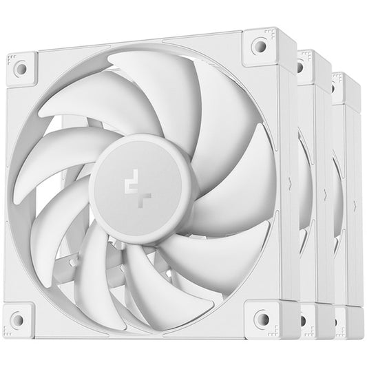 Deepcool FD12 WH 120x120x25 (άσπρο, πακέτο 3 τεμαχίων, 120 mm)