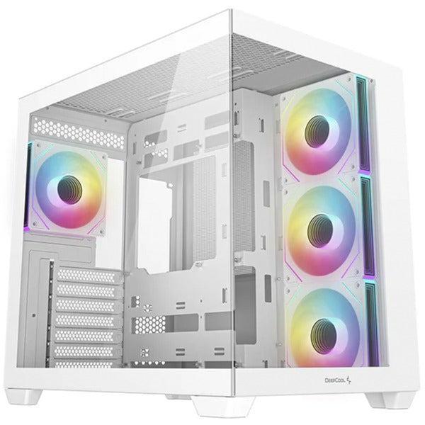 Deepcool CG530 4F White Mid-Tower Case with Dual Tempered Glass Panels