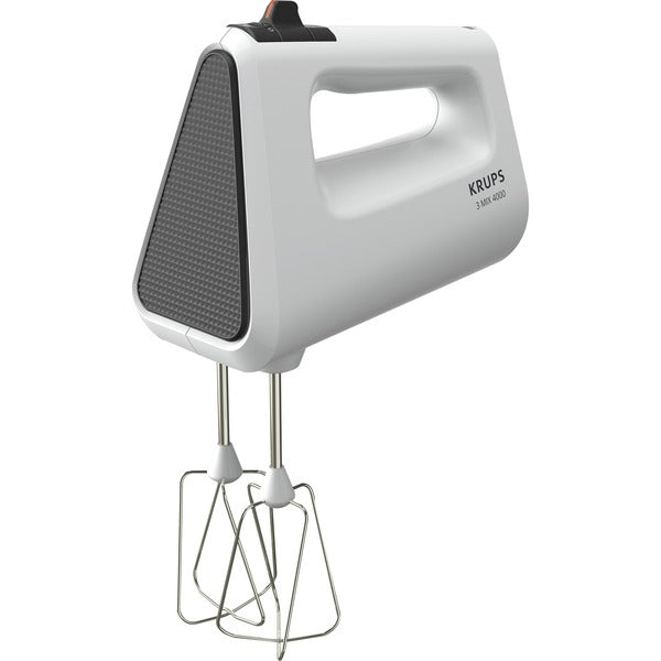 Krups Handmixer 3Mix 4000 GN4001 (weiß/grau, 450 Watt)