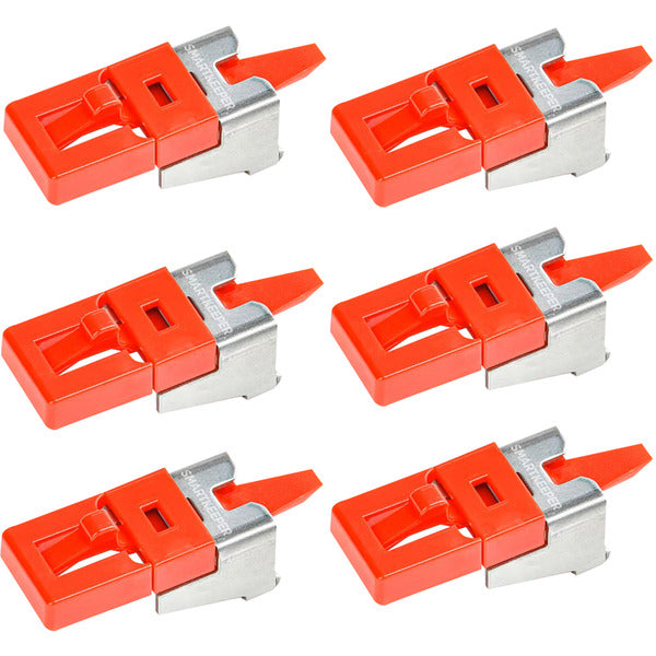 SmartKeeper ESSENTIAL LAN Cable Grip, 6 Stück (rot, für RJ-45 Stecker)