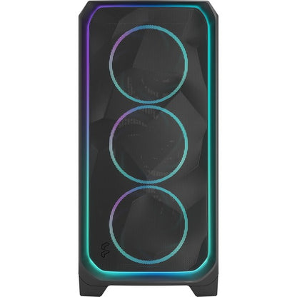 Fractal Design Meshify 3 XL Ambience Pro RGB Light Tint  (schwarz, Tempered Glass)