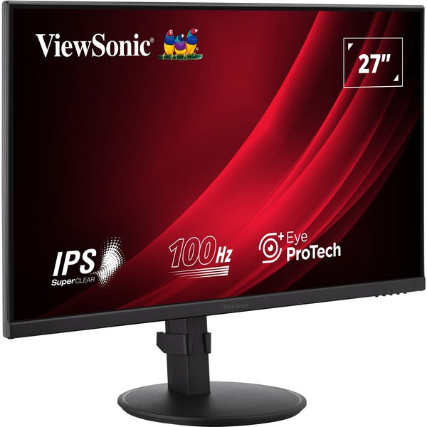 ViewSonic VG2708A-MHD (68.6 cm (27 Zoll), schwarz, FullHD, IPS, HDMI, DP, VGA, 100Hz Panel)