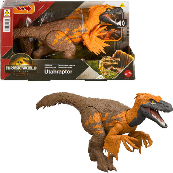 Mattel Jurassic World Wild Roar Utahraptor
