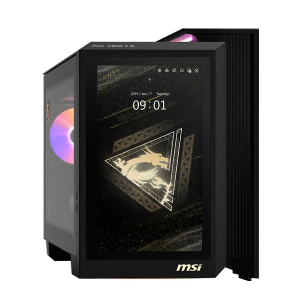 MSI MEG Vision X AI 2NVV7-009AT (Μαύρο/Διαφανές, Windows 11 Home)