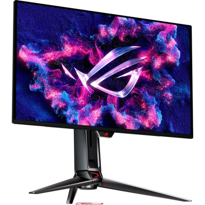 Οθόνη Asus ROG Swift OLED PG27UCDM 68,6 εκ. (26,5 ίντσες), μαύρη, UltraHD/4K, QD-OLED, AMD FreeSync Premium Pro, συμβατή με G-SYNC, πάνελ 240Hz