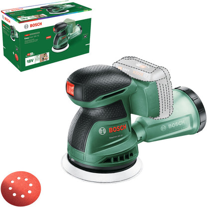 Bosch Powertools Akku-Exzenterschleifer EasyOrbit 18V-10 solo, 18Volt (grün, ohne Akku und Ladegerät, POWER FOR ALL ALLIANCE)
