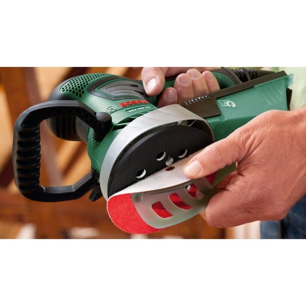 Bosch Powertools Akku-Exzenterschleifer UniversalOrbit 18V-20 solo, 18Volt (grün, ohne Akku und Ladegerät, POWER FOR ALL ALLIANCE)