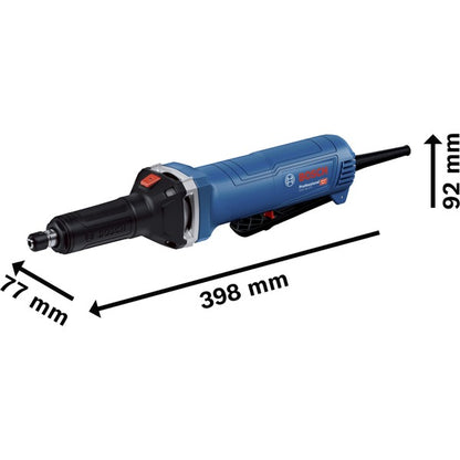 Bosch Powertools Geradschleifer GGS 30 LPS Professional (blau, 750 Watt, lange, schlanke Schleifspindel)