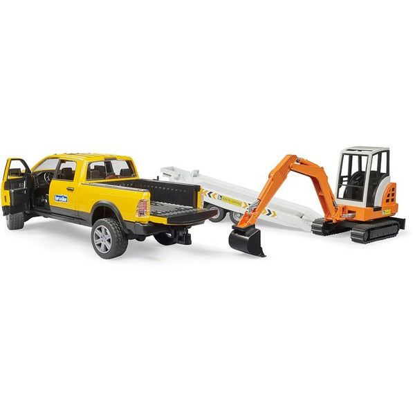 BRUDER RAM Rental Service mit Minibagger