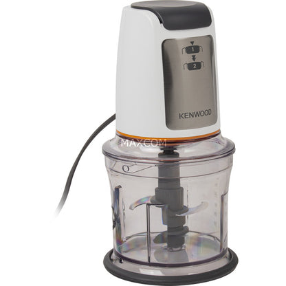Kenwood Easy Chop Mini-Zerkleinerer CHP61 (weiß/transparent, 500 Watt, Behälter 0,5 Liter)
