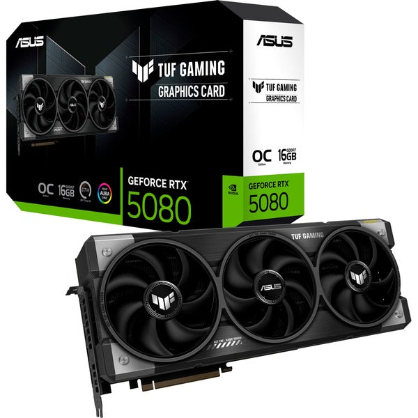 Asus GeForce RTX 5080 TUF GAMING OC Graphics Card (DLSS 4, 3x DisplayPort, 2x HDMI 2.1)