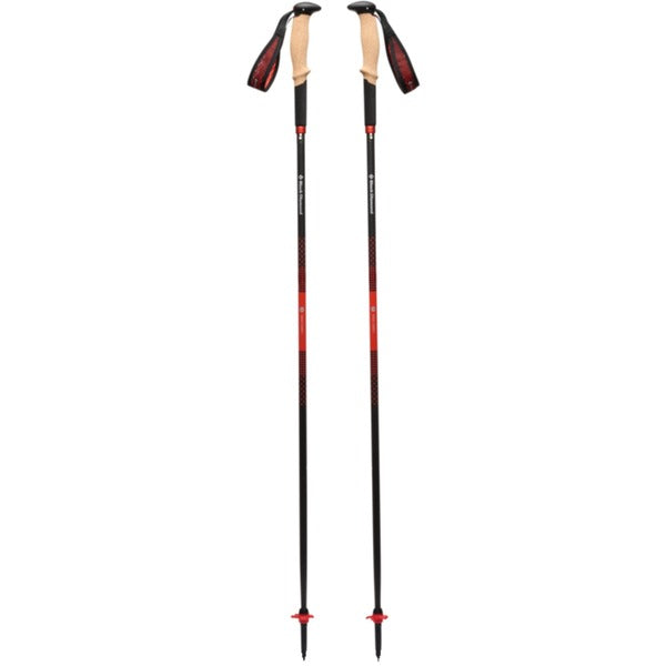 Black Diamond Treckingstöcke Pursuit Carbon Z (anthrazit/orange, 1 Paar, 125 cm)