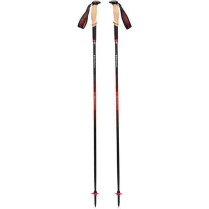 Black Diamond Treckingstöcke Pursuit Carbon Z (anthrazit/orange, 1 Paar, 125 cm)