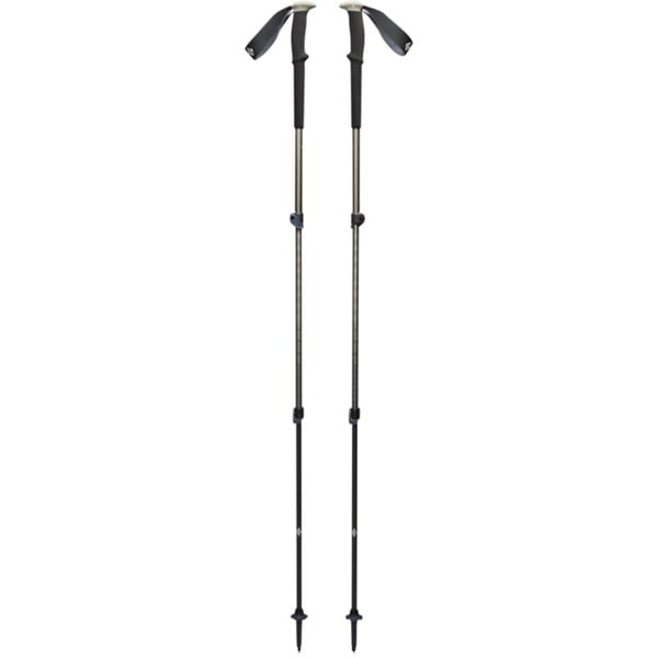 Black Diamond Trekkingstöcke Trail (schwarz/olivgrün, 1 Paar, 100-140 cm)