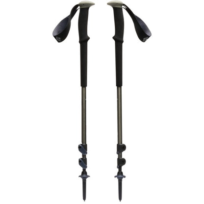 Black Diamond Trekkingstöcke Trail (schwarz/olivgrün, 1 Paar, 100-140 cm)