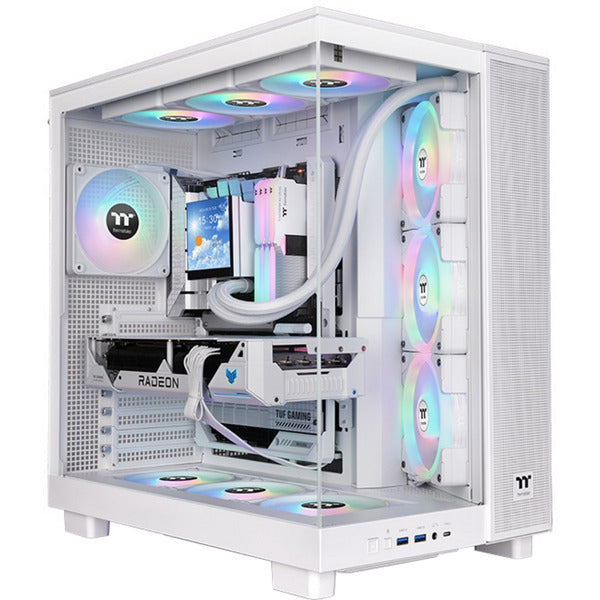 Thermaltake View 380 XL TG ARGB (Λευκό, Tempered Glass x 2)