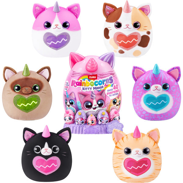 ZURU Rainbocorns - Eggzania Kitty Mania (sortierter Artikel, eine Figur)