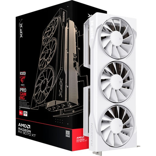 XFX Radeon RX 9070 XT Swift (weiß, RDNA4, GDDR6, 3x DisplayPort, 1x HDMI 2.1)