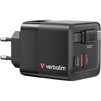 Verbatim GaN-Ladegerät 65W με 1x USB-A και 2x USB-C