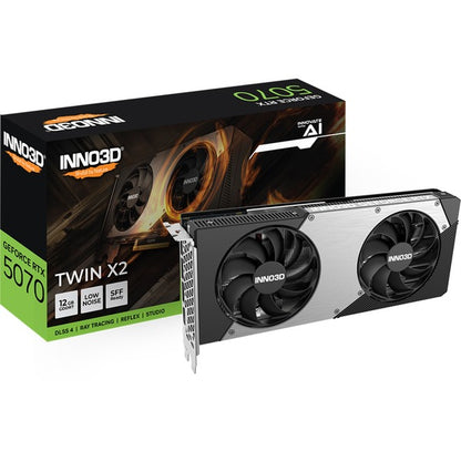 Inno3D GeForce RTX 5070 ΔΙΠΛΟ TWIN X2 (Τεχνολογία DLSS 4, 3x Θύρες DisplayPort, 1x Θύρα HDMI 2.1)