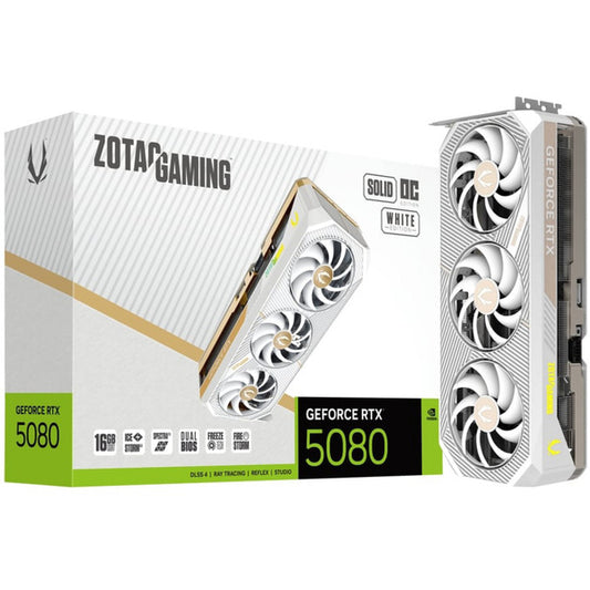 Zotac GeForce RTX 5080 SOLID OC Λευκή Έκδοση