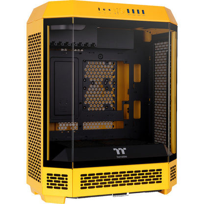 Thermaltake The Tower 600 - Κίτρινο, Tempered Glass x 3