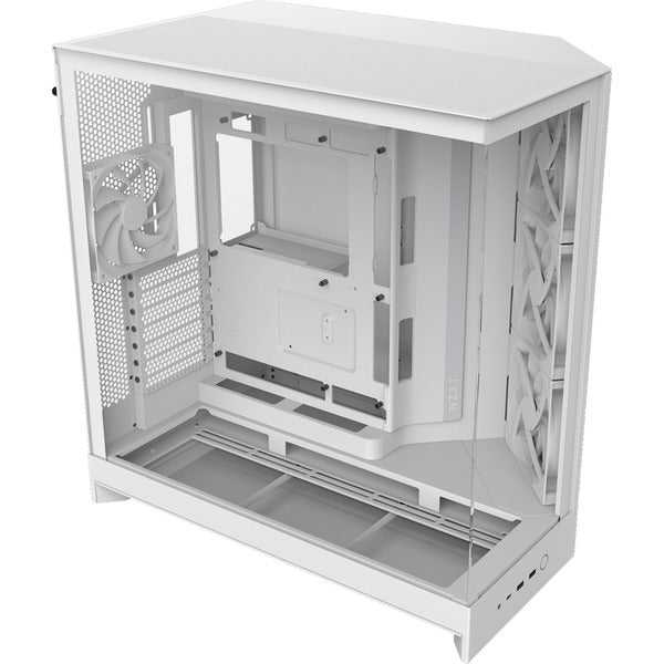 NZXT H9 Flow (Λευκό, Ματ, Tempered Glass x 2)