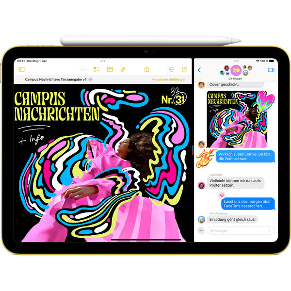 Apple iPad 11" (128GB) DEP (silber, 11. Gen / 2025)